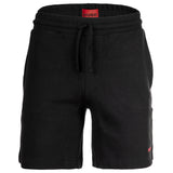 HUGO Herren Shorts, Waffeloptik - Austin Shorts, Struktur, Logo, Baumwoll-Mix