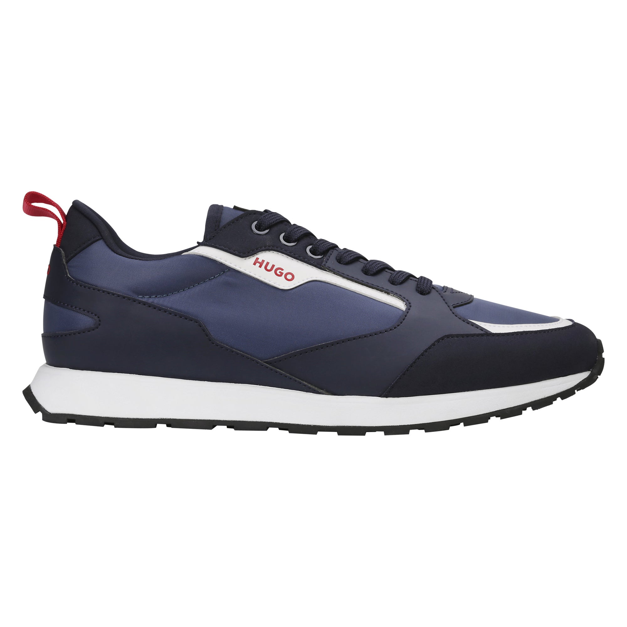 HUGO Herren Sneaker - Icelin Runn pumf, Turnschuhe, Schnürung, Materialmix