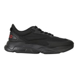 HUGO Herren Sneaker - Leon Runn cvpu, Turnschuhe, Schnürung, Materialmix, Logo