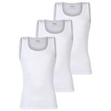 BOSS Herren Unterhemden, 3er Pack, gerippt - Tank Top RibClassic, Rundhals, Baumwolle