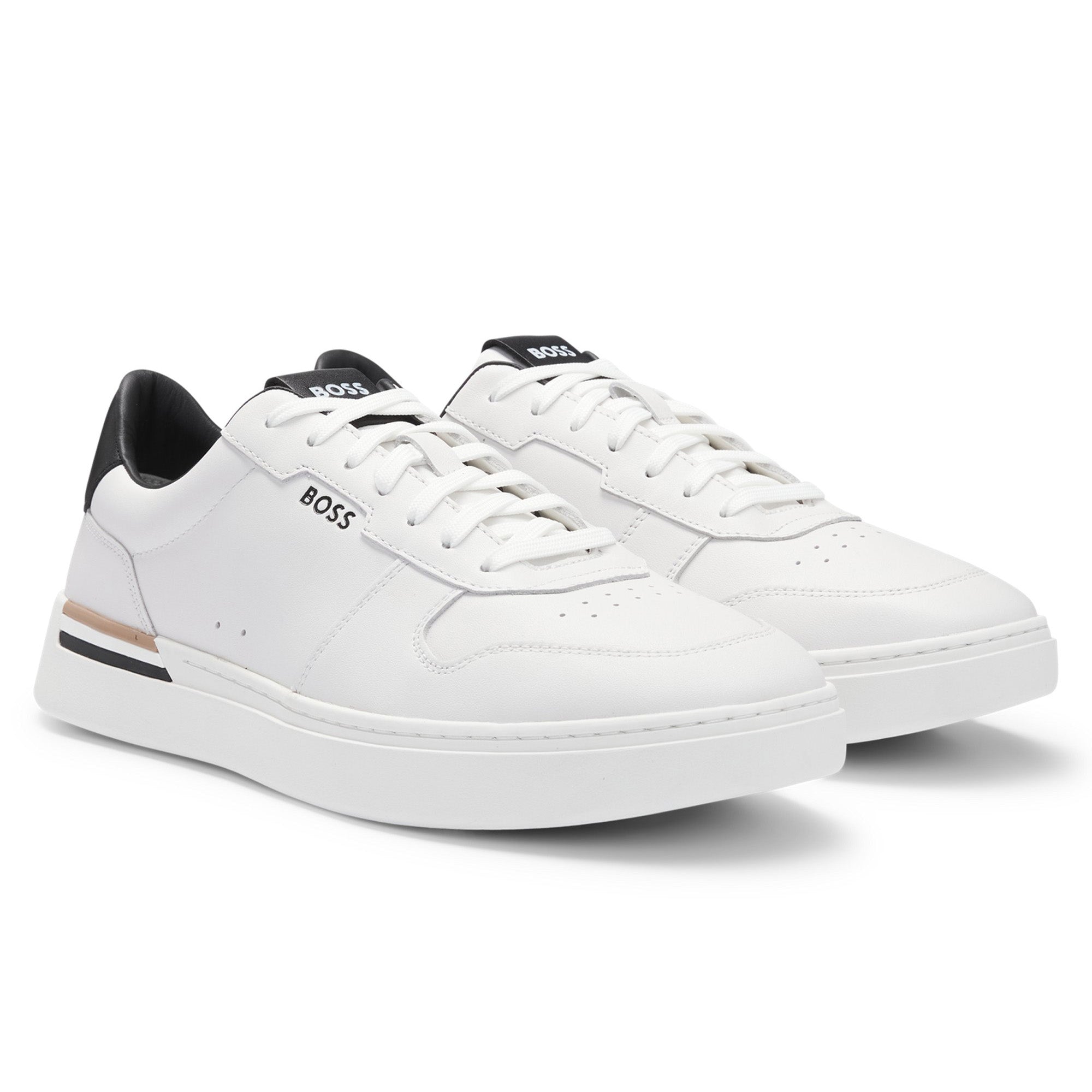 BOSS men's sneaker - Clint Tenn ltvpN, low, half-shoe, real leather, logo