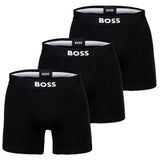 BOSS Herren Boxershorts, 3er Pack - Boxer Brief, Boss One, Cotton Stretch, Logo