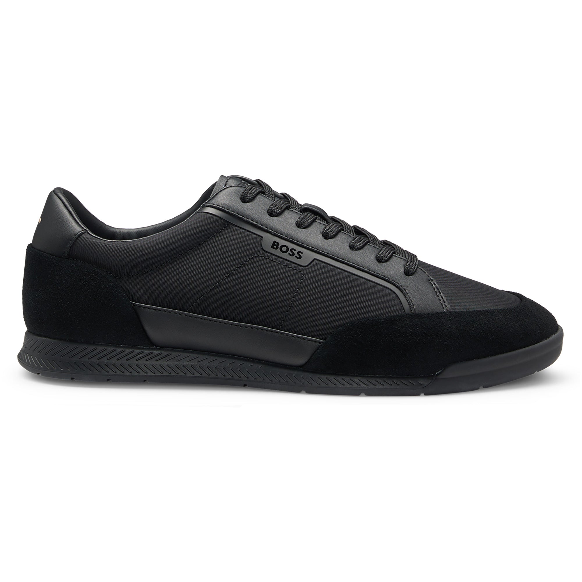 BOSS men's trainers - Nitan txsd, Trainer, material mix with suede