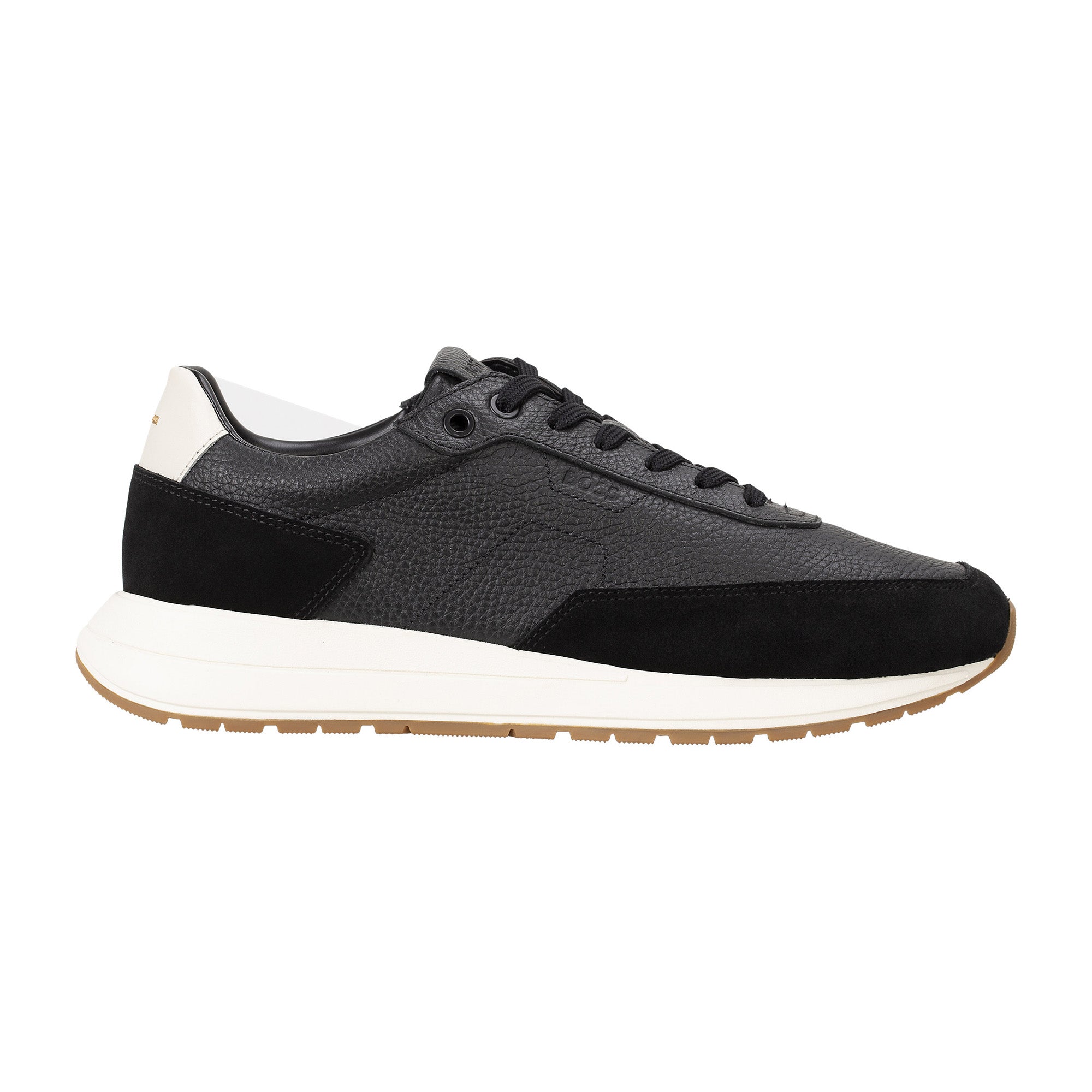BOSS Herren Sneaker - Vinston Runn dsgrlt, Turnschuh, Schnürung, Echtleder, Logo