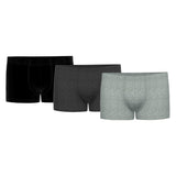 Seidensticker Men boxer shorts, pack of 3 – Trunk 3-pack, single jersey, cotton blend, plain colour