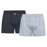 Seidensticker Herren Web-Boxershorts, 2er Pack - Boxer 2-Pack, Baumwolle, Logo