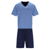 hajo Herren Schlafanzug, kurz - Klima-Light, Pyjama, Shorty, Baumwoll-Mix