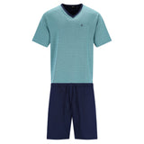 hajo Herren Schlafanzug, kurz - Klima-Light, Pyjama, Shorty, Baumwoll-Mix