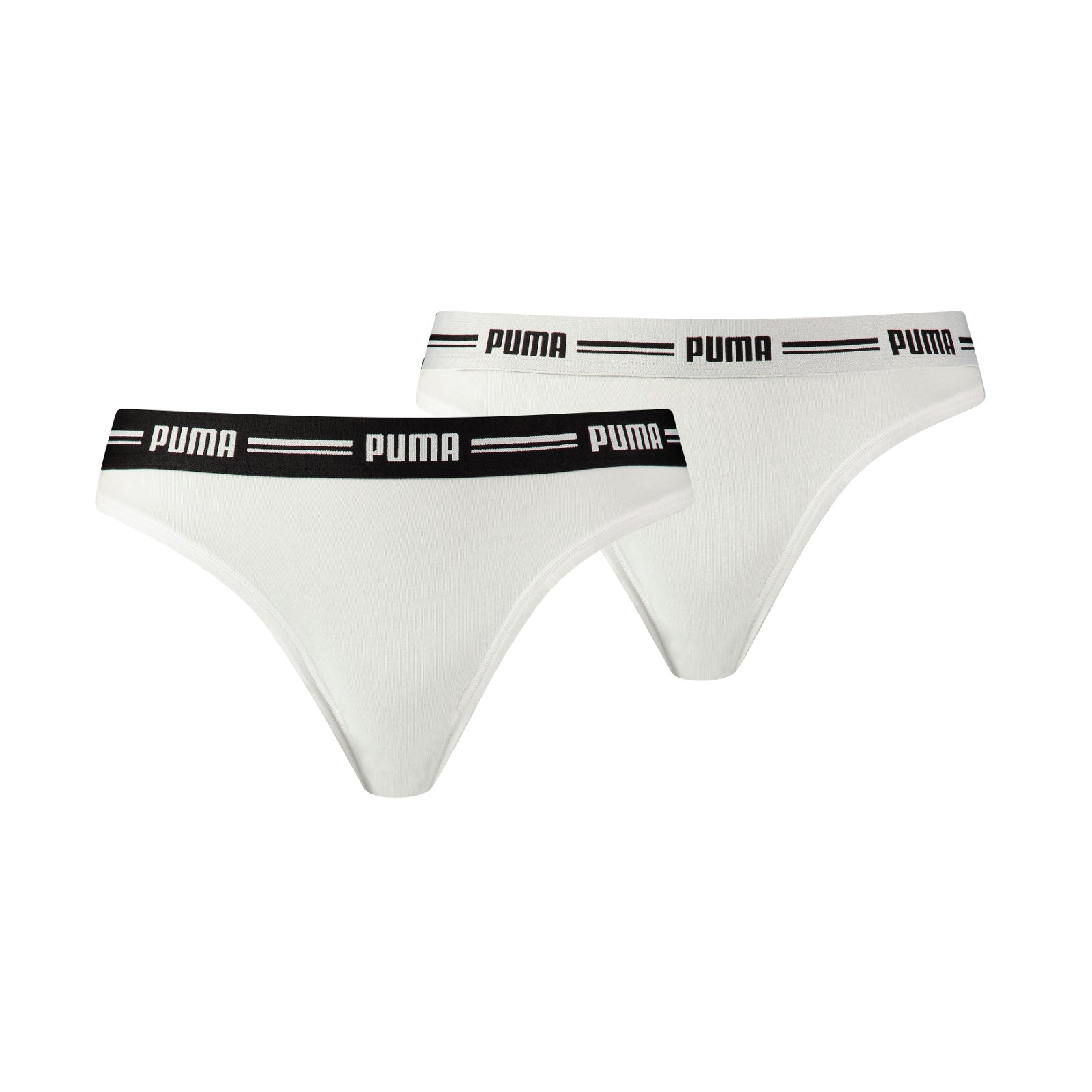 PUMA Damen String - Iconic, Soft Cotton Modal Stretch, 2er Pack