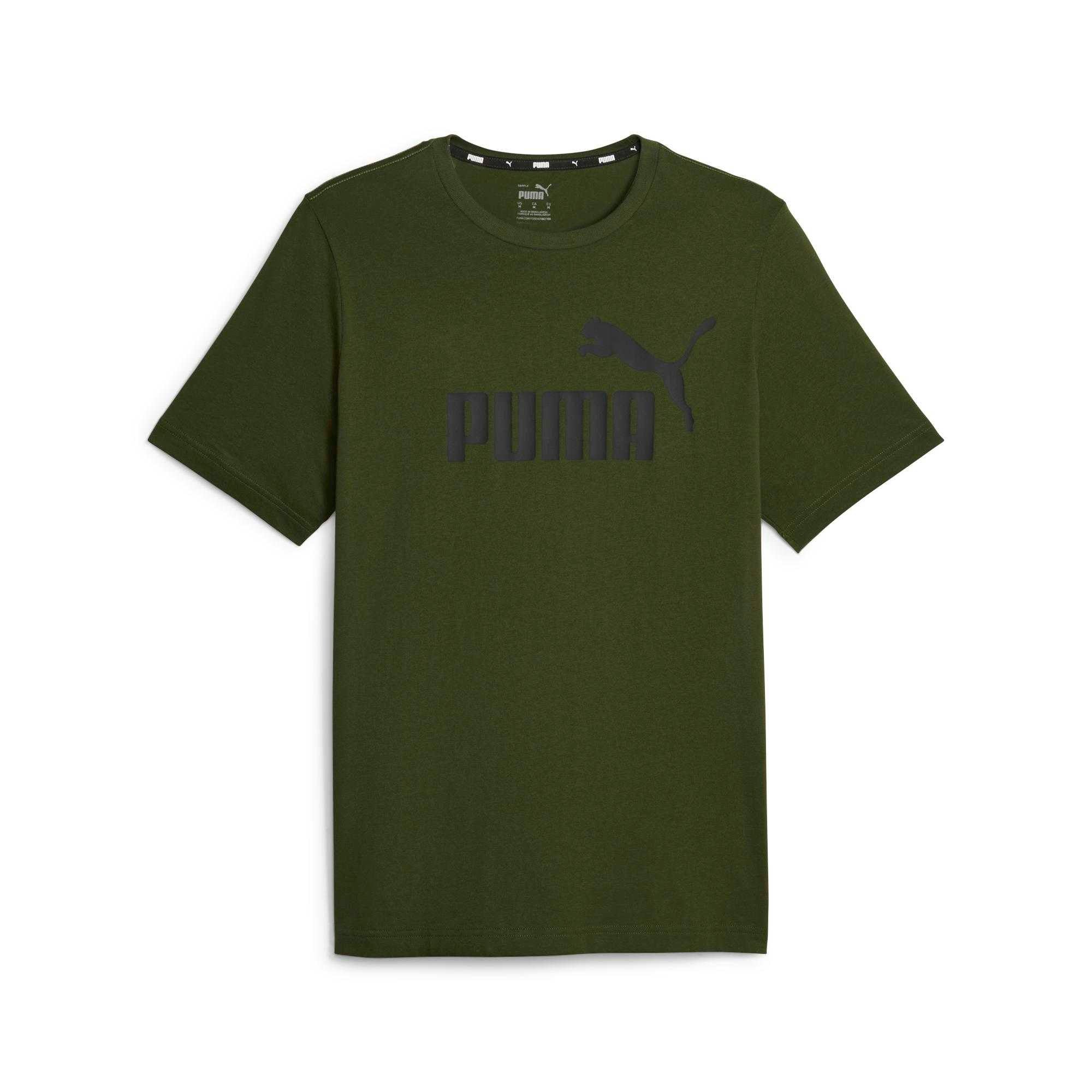 PUMA Men T-shirt - ESS Logo Tee, round neck, cotton, uni