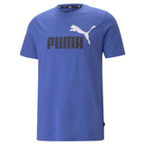 PUMA Herren T-Shirt - ESS+ Essentials 2 Col Logo Tee, Rundhals, Kurzarm, uni