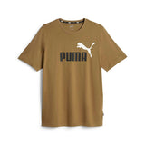 PUMA Herren T-Shirt - ESS+ Essentials 2 Col Logo Tee, Rundhals, Kurzarm, uni