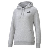 PUMA Damen Hoodie - ESS Small Logo Hoodie, Rundhals, Langarm, Kapuze, uni