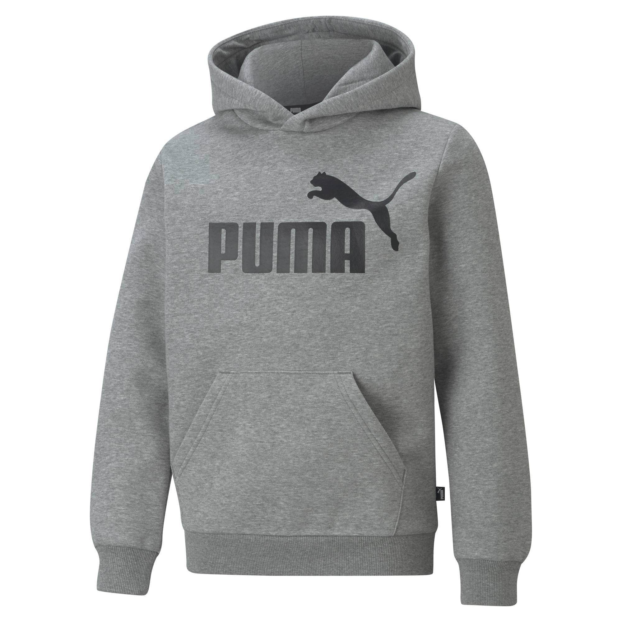 PUMA Jungen Hoodie - ESS Big Logo Hoodie, Rundhals, langarm, uni, Kapuze