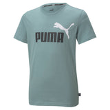 PUMA Jungen T-Shirt - ESS+ 2 Col Logo Tee, Rundhals, Kurzarm, uni