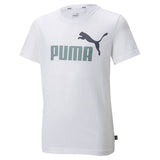 PUMA Jungen T-Shirt - ESS+ 2 Col Logo Tee, Rundhals, Kurzarm, uni