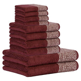 CAWÖ towel set, 10-piece - C Two-Tone, 2x shower towel, 4x hand towel, 4x guest towel