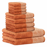 CAWÖ towel set, 10-piece - C Two-Tone, 2x shower towel, 4x hand towel, 4x guest towel