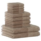 CAWÖ towel set, 10-piece - C Two-Tone, 2x shower towel, 4x hand towel, 4x guest towel