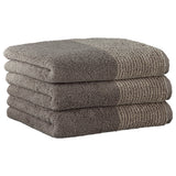 CAWÖ Handtuch, 3er Pack - Luxury Home, C Two-Tone, Walkfrottier