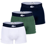 LACOSTE Men's Boxer Trunk, Big Croc Print, Cotton Stretch