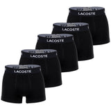 LACOSTE Herren Boxershorts, 5er Pack - Trunks, Casual, Cotton Stretch, Logobund