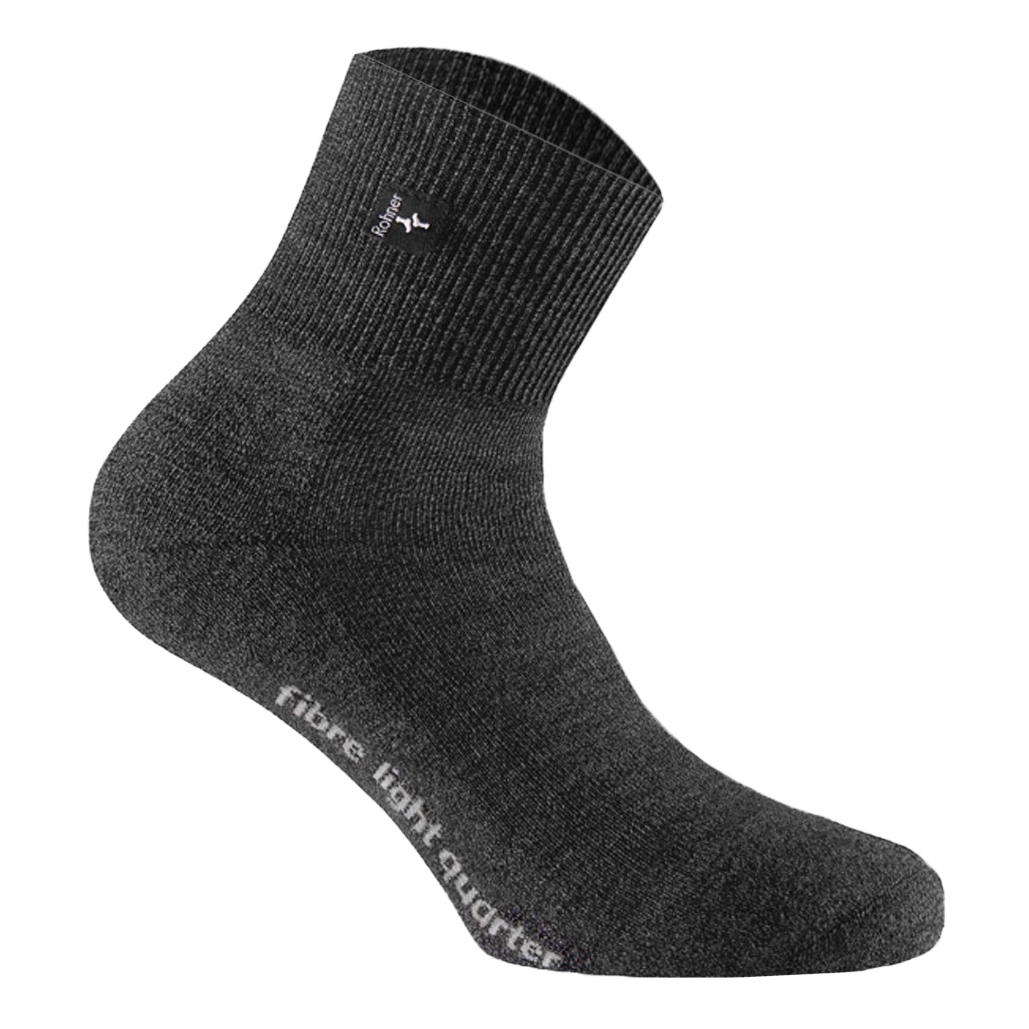 Rohner Advanced Socks Unisex Quarter Trekking Socks - Fibre Light Quarter
