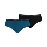 PUMA Damen Hipster - Iconic, Soft Cotton Modal Stretch, 2er Pack