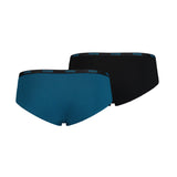 PUMA Damen Hipster - Iconic, Soft Cotton Modal Stretch, 2er Pack