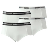 PUMA Damen Mini Shorts - Iconic, Soft Cotton Modal Stretch, 4er Pack