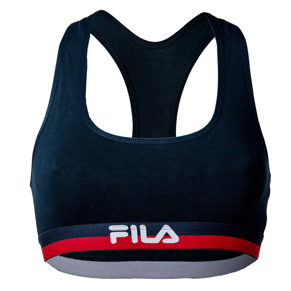 FILA Damen Bustier, Vorteilspack - Bra, Sport-BH, Racerback, Cotton Stretch, XS-XL