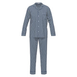 Seidensticker Herren Schlafanzug, lang - Classic Pyjama Set, Web-Schlafanzug, Knopfleiste, Baumwolle