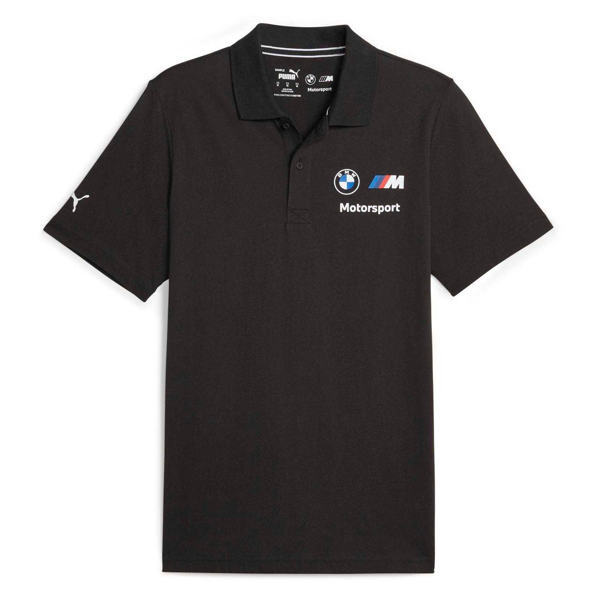 PUMA Herren Poloshirt - Motorsport, BMW MMS ESS POLO, Baumwolle, kurz, einfarbig