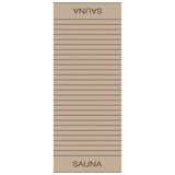 CAWÖ Saunatuch - C Balance, 80x200 cm, Walkfrottier, Baumwolle, Streifen