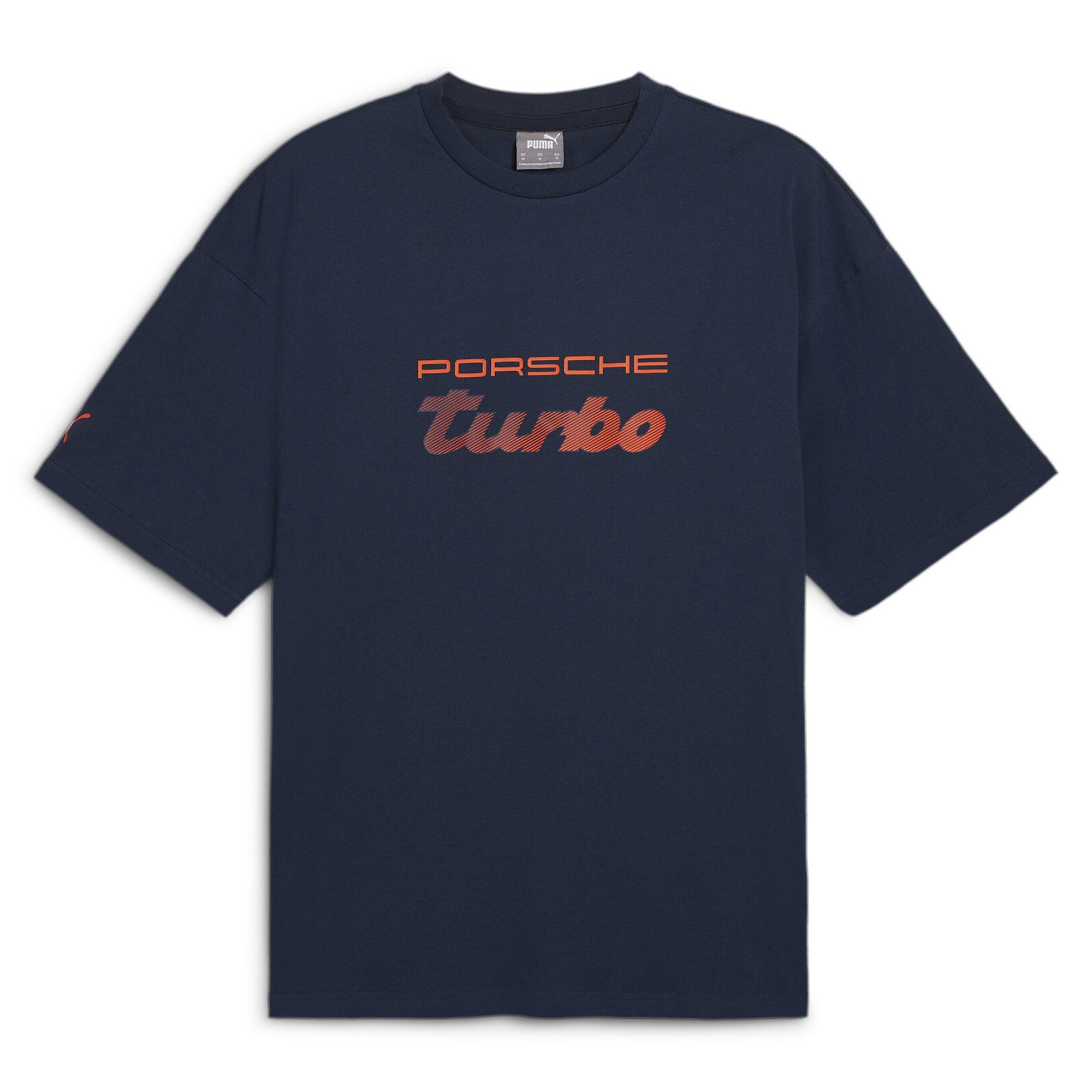 PUMA Men's T-Shirt - Porsche Turbo Motorsport Tee, short sleeve, logo print, cotton