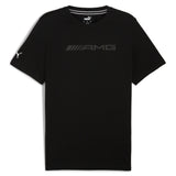 PUMA Herren T-Shirt - AMG Logo Tee, Motorsport, Kurzarm, Logo-Print, Baumwolle