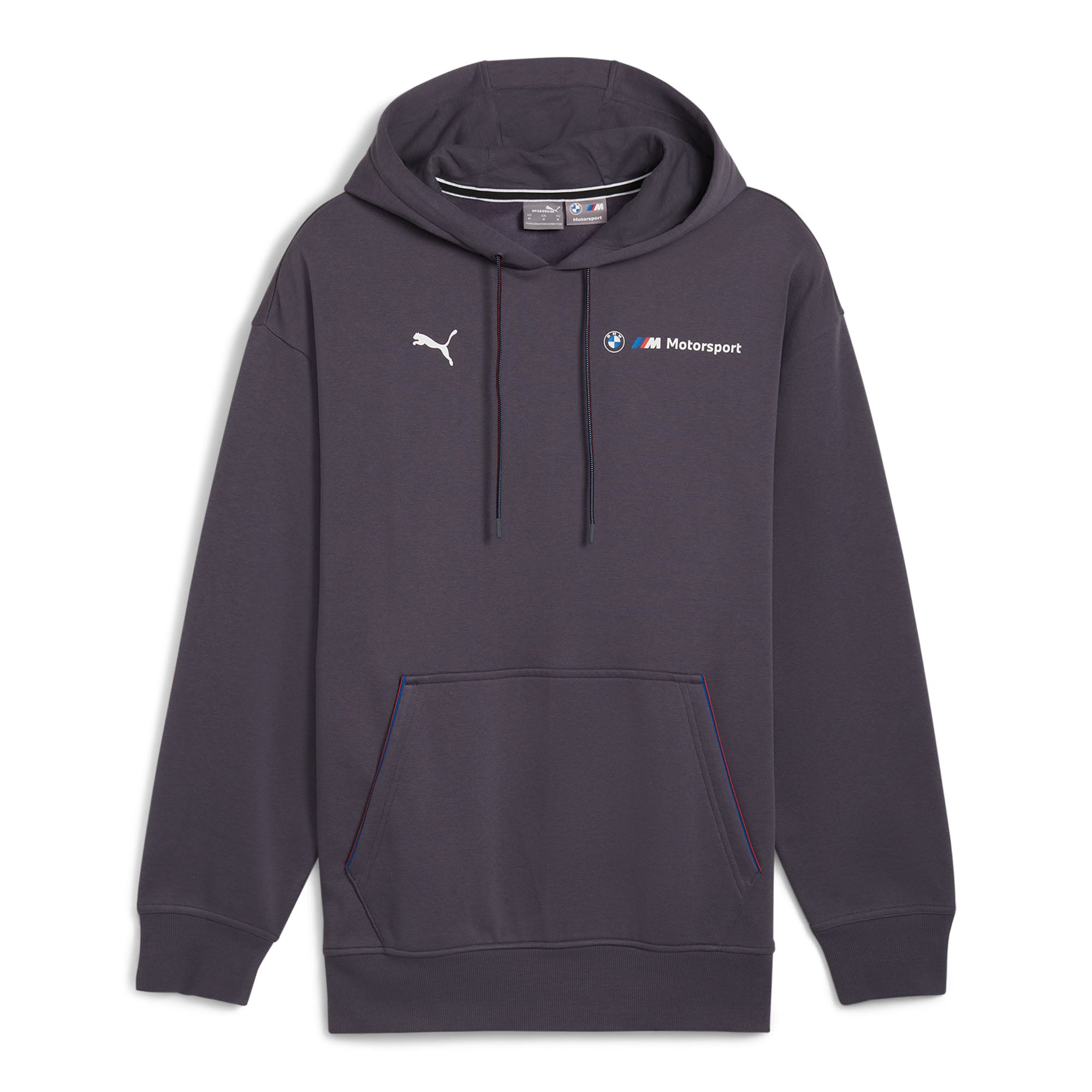 PUMA Men's Hoodie - BMW Motorsport Hoodie, fleece, logo, single-coloured