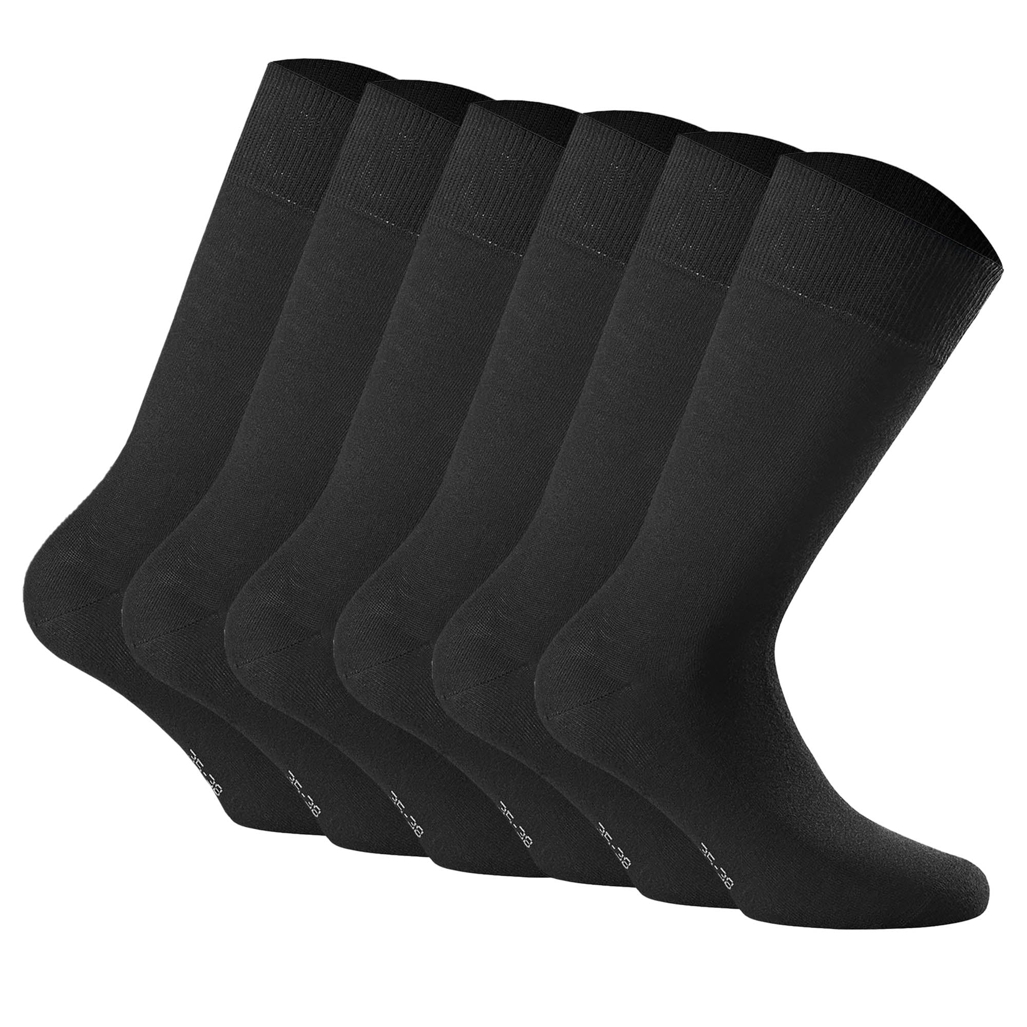 Rohner Basic Unisex Socken, 6er Pack - Cotton II, Kurzsocken, Basic, einfarbig