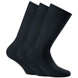 Rohner Basic Unisex Socks, 3-pack - Cotton II, short socks, basic, solid color