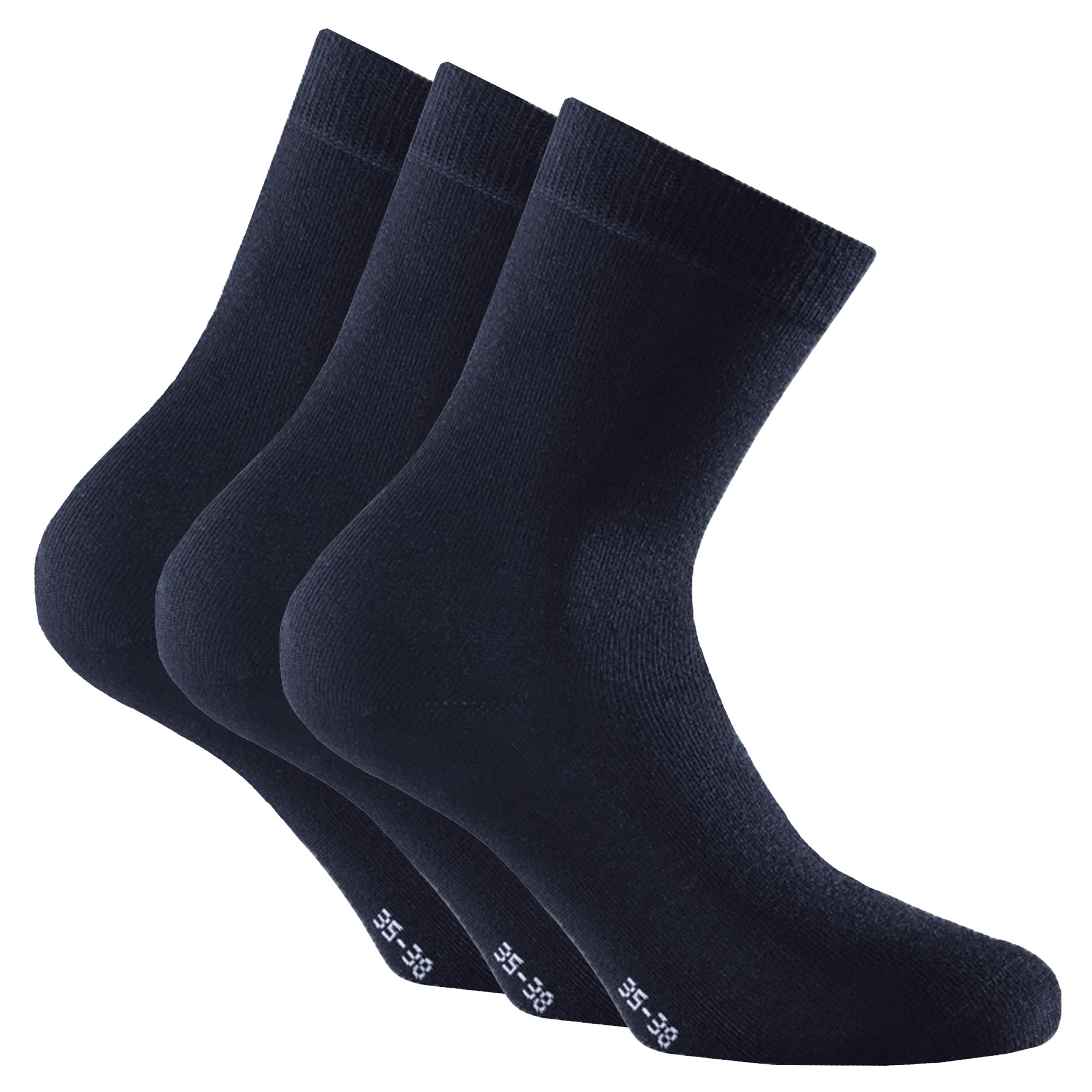 Rohner Basic Unisex Socken, 3er Pack - Soft Touch, Kurzsocken, Viskose-Mix
