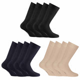 Rohner Basic Unisex Socken, 4er Pack - Bambus, Kurzsocken