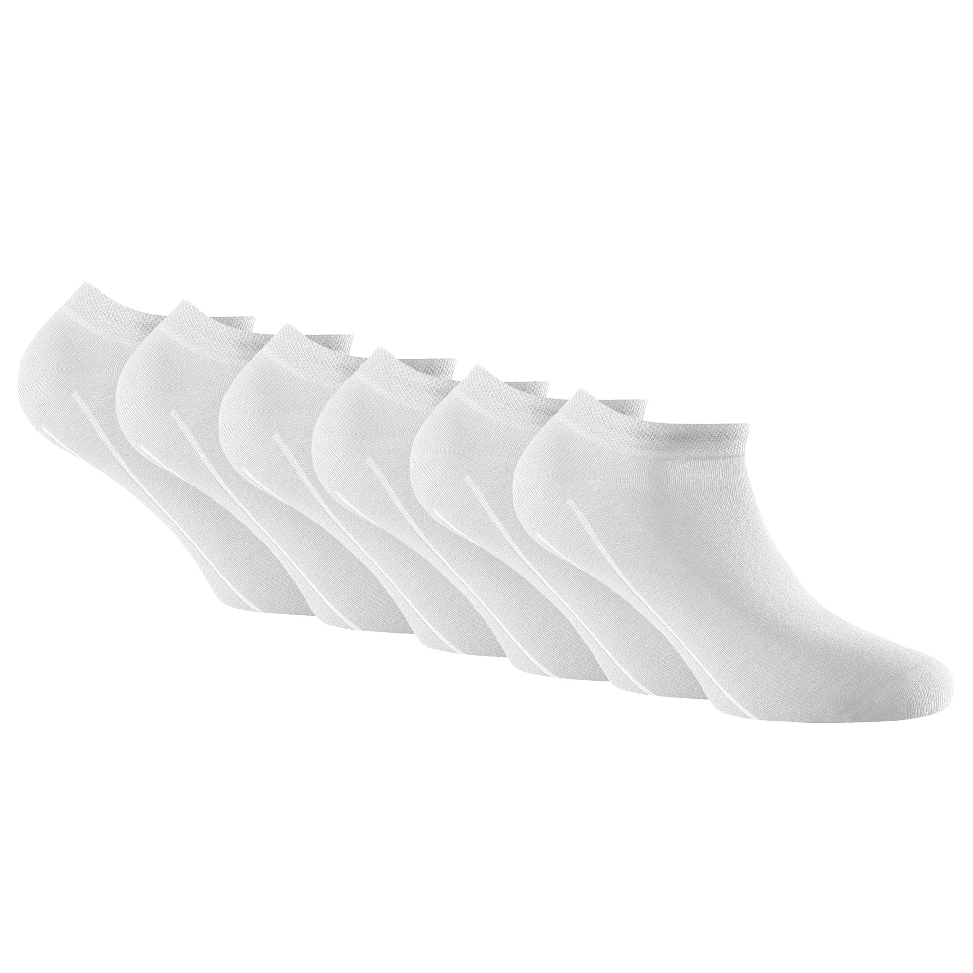 Rohner Basic Unisex Sneaker Socken, 6er Pack - Invisible Sneakers