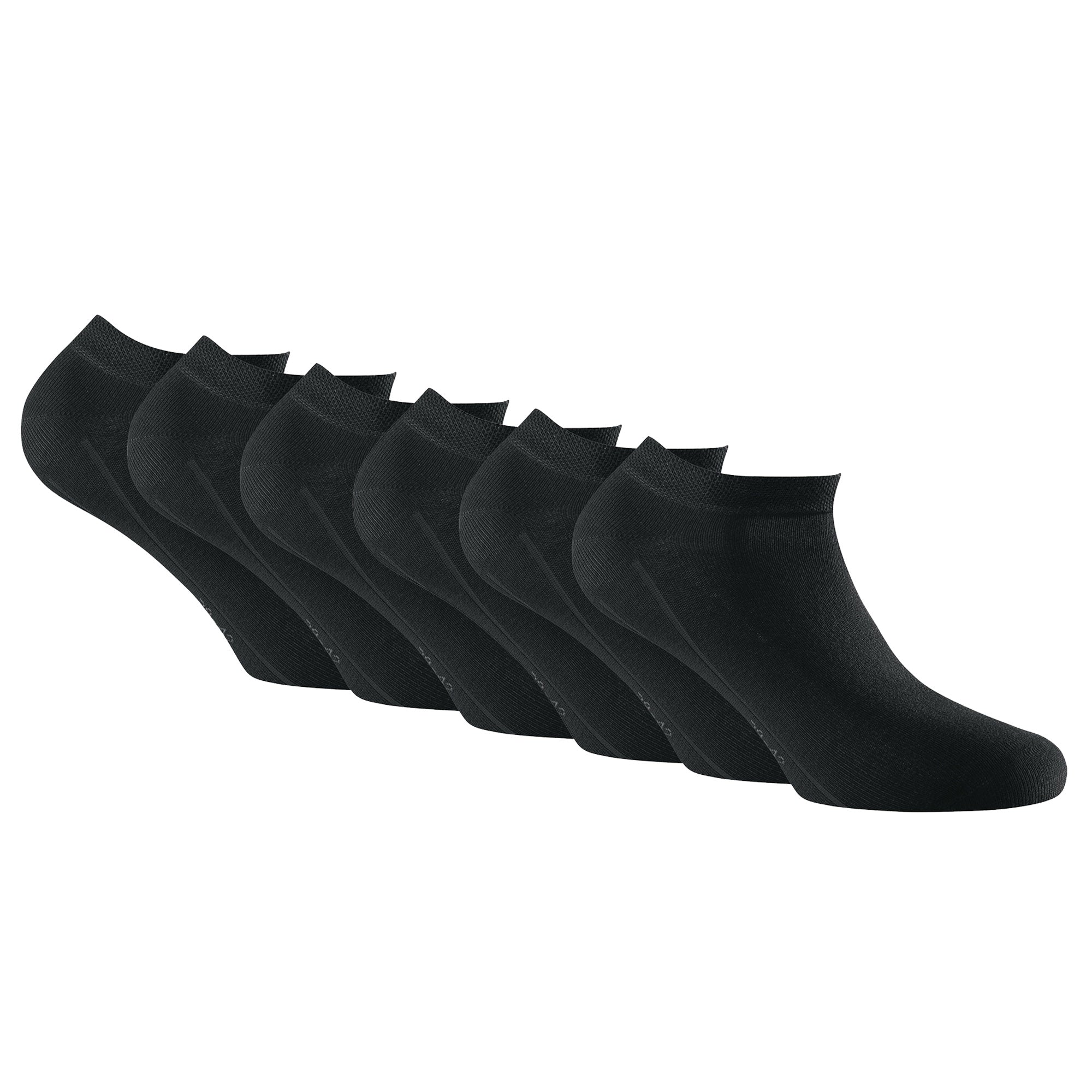 Rohner Basic Unisex Sneaker Socken, 6er Pack - Invisible Sneakers