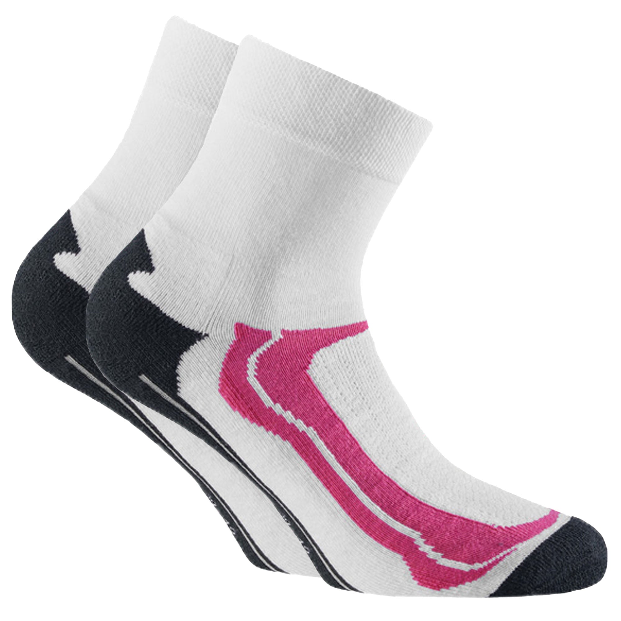 Rohner Basic Unisex Quarter-Socken, 2er Pack - Quarter Sport, Baumwoll-Mix
