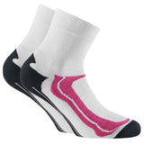 Rohner Basic Unisex Quarter-Socken, 2er Pack - Quarter Sport, Baumwoll-Mix