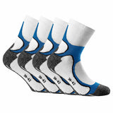 Rohner Basic Unisex Running Quarter Socken, 4er Pack - Sportsocken, Outdoor, Walking