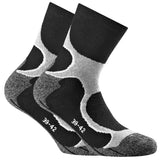 Rohner Basic Unisex Running Quarter Socken, 2er Pack - Sportsocken, Outdoor, Walking