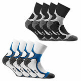 Rohner Basic Unisex Running Quarter Socken, 4er Pack - Sportsocken, Outdoor, Walking