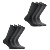 Rohner Basic Unisex Sports Socks, 6-pack - Basic Sport, solid color