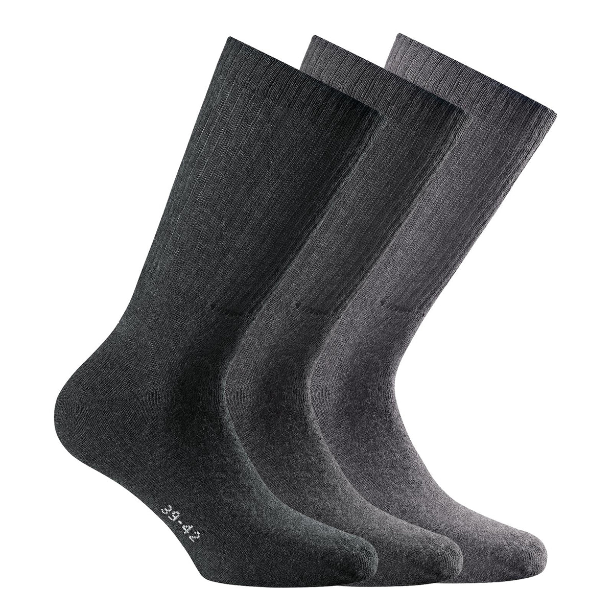 Rohner Basic Unisex Sports Socks, 3-pack - Basic Sport, solid color